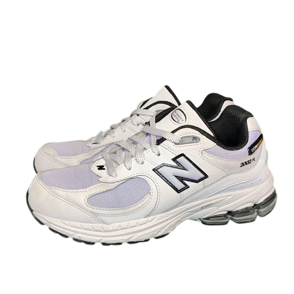 New Balance 2002R Kids White Purple Cordura Running Shoes GC2002PL Size 4Y